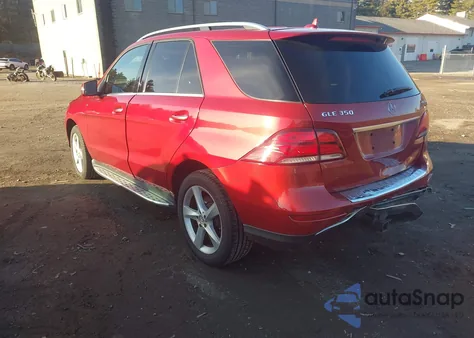 2016 Mercedes-Benz Gle 350 4Matic из США, поврежденный, VIN 4JGDA5HB1GA717511